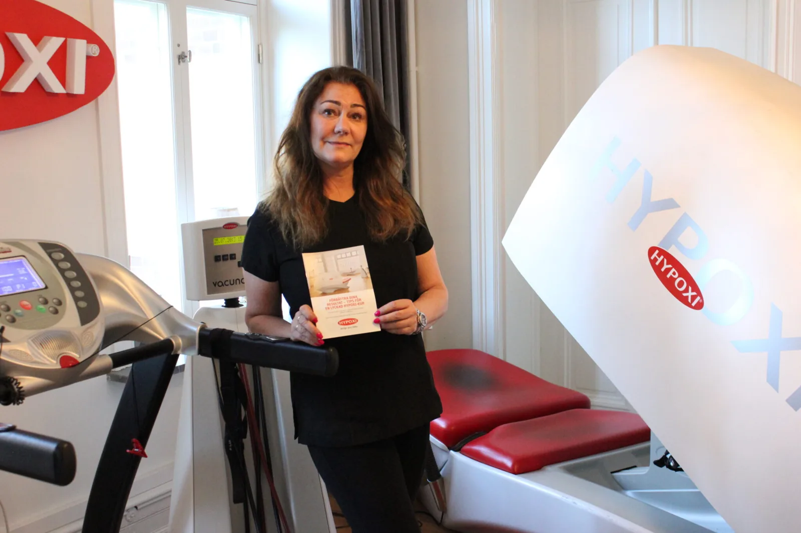 Susanna Erixon i Hypoxi-studion på Vasaplatsen 1 i Göteborg